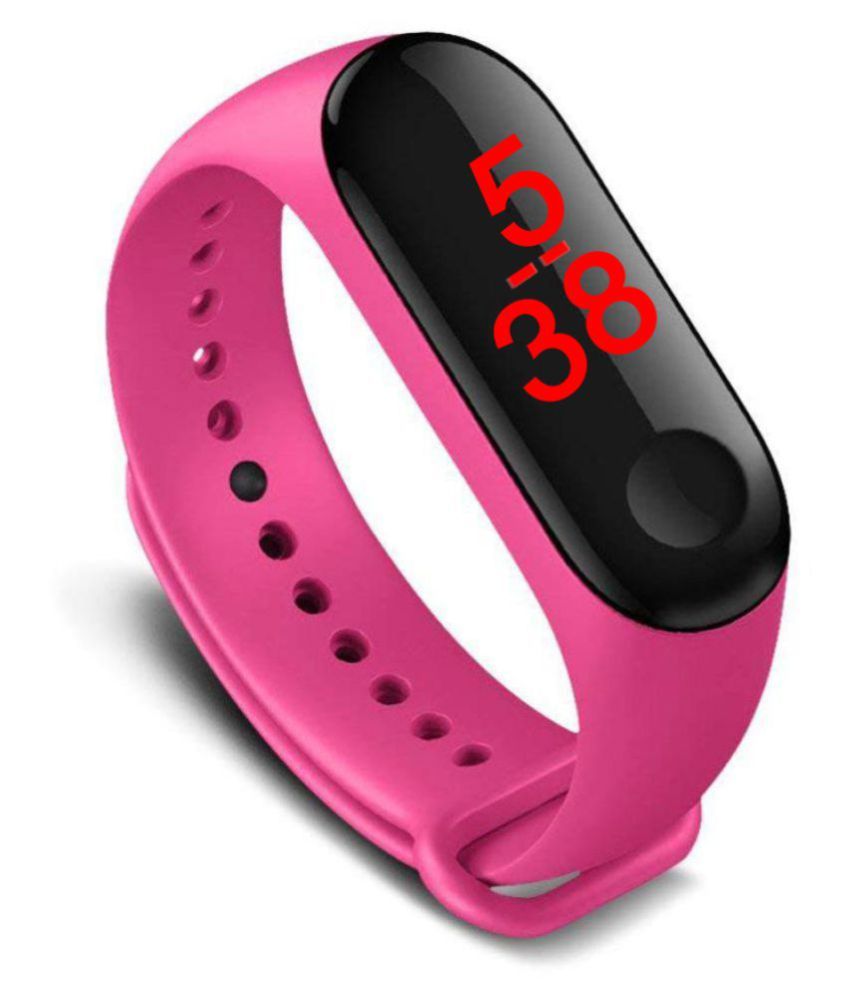 hp watch hp10 pu digital men's watch