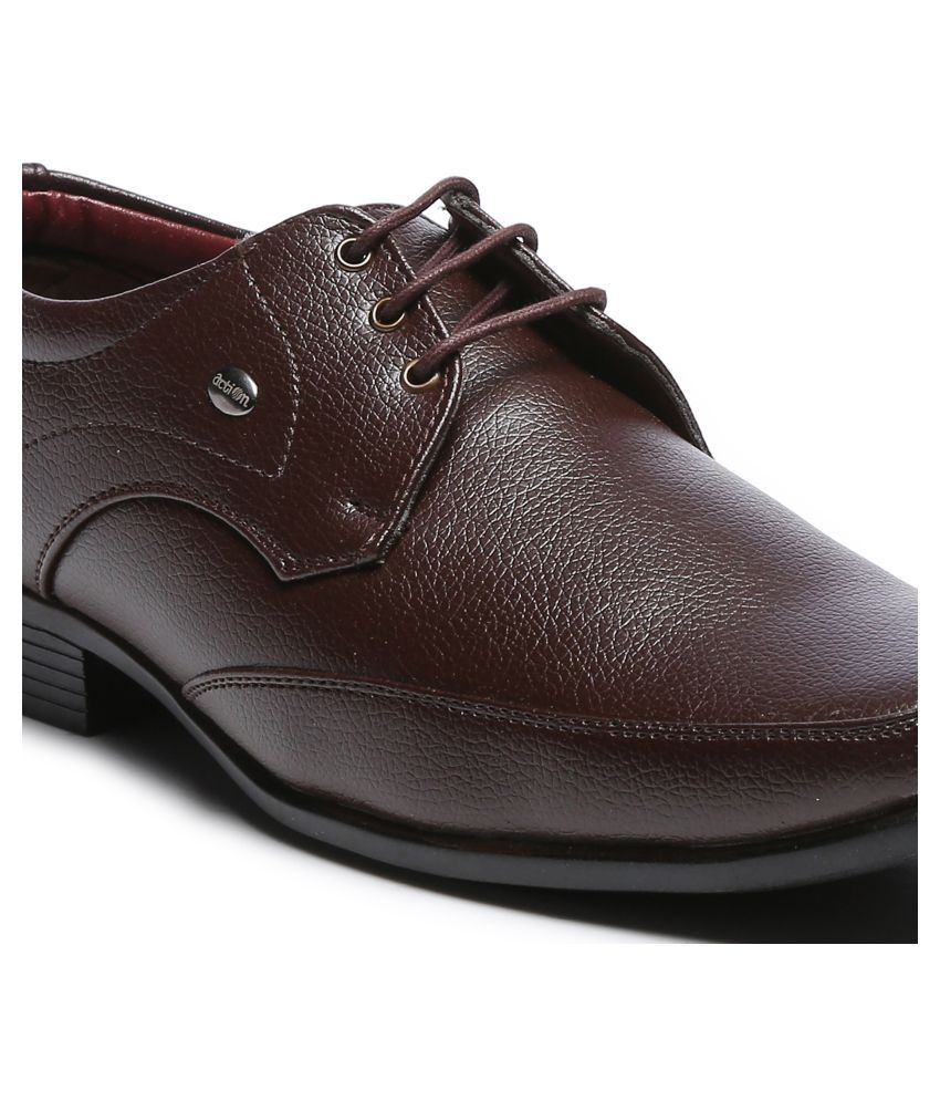 brown formal shoes with black pants