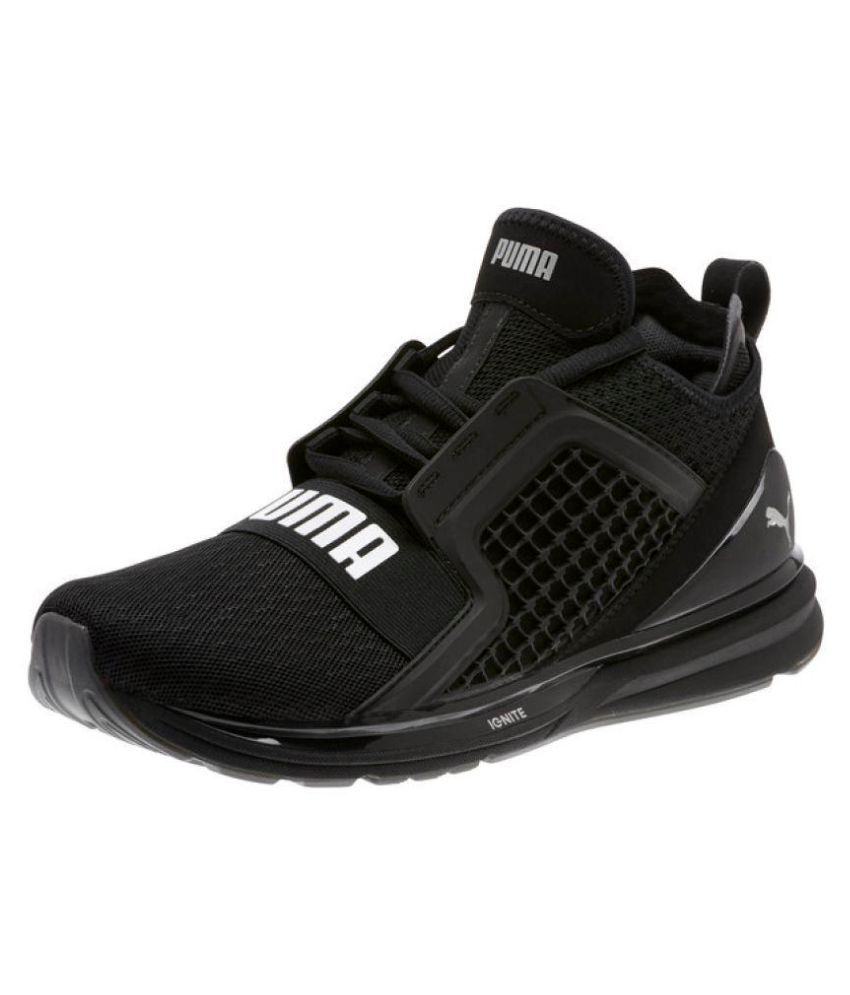 Puma Ignite limitless Black Running Shoes - Buy Puma Ignite limitless ...