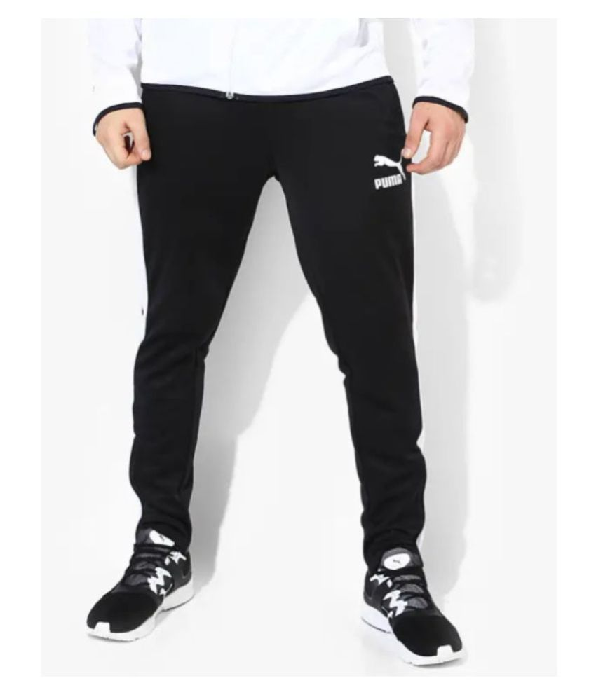 puma navy blue track pants