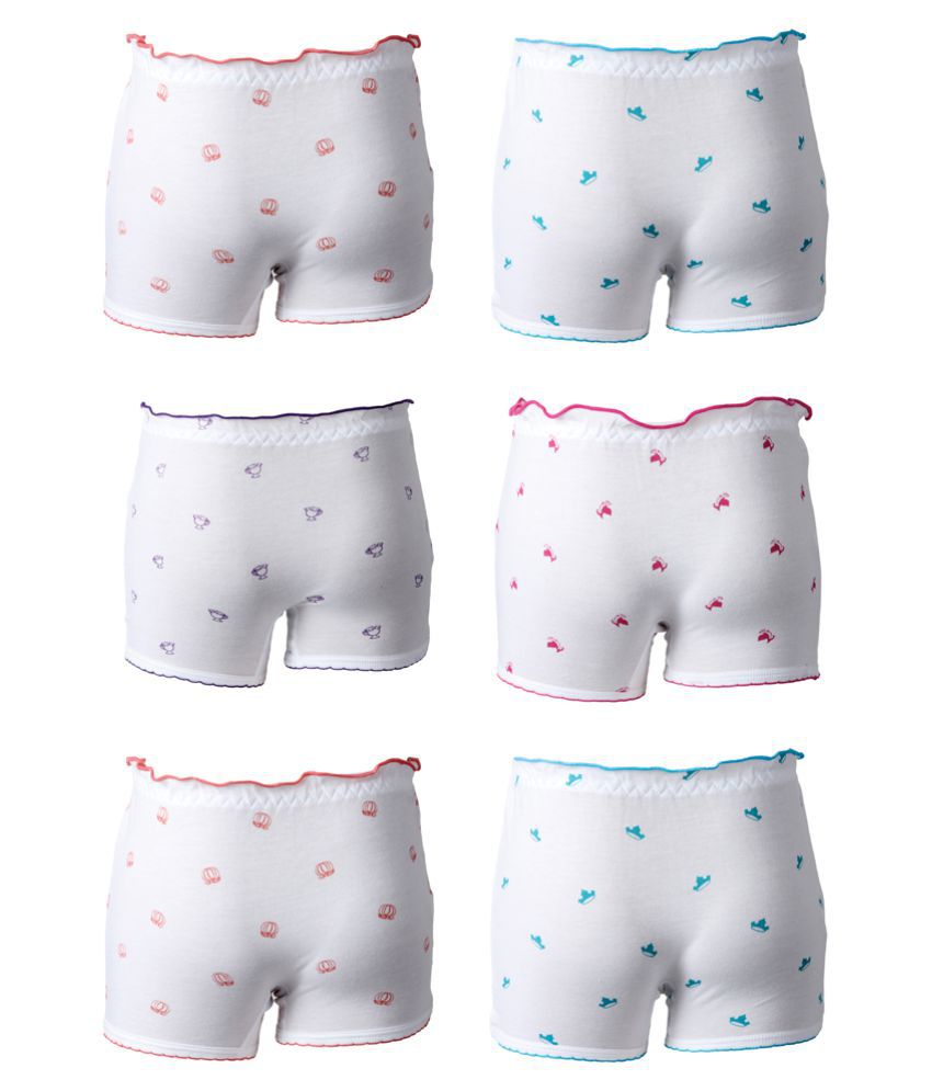 Bodycare Disney White Printed Girls Panty Pack Of 6 Buy Bodycare 5321
