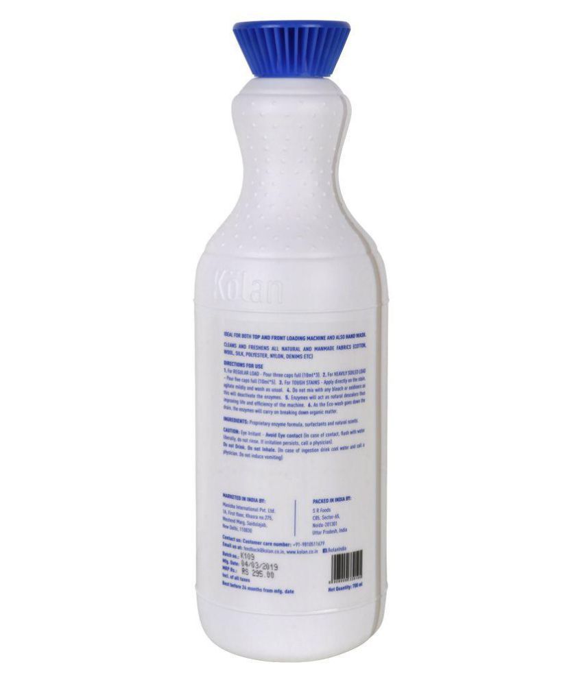 Kolan Organic Biodegradable Laundry Liquid Detergent 700 ml Buy Kolan Organic Biodegradable