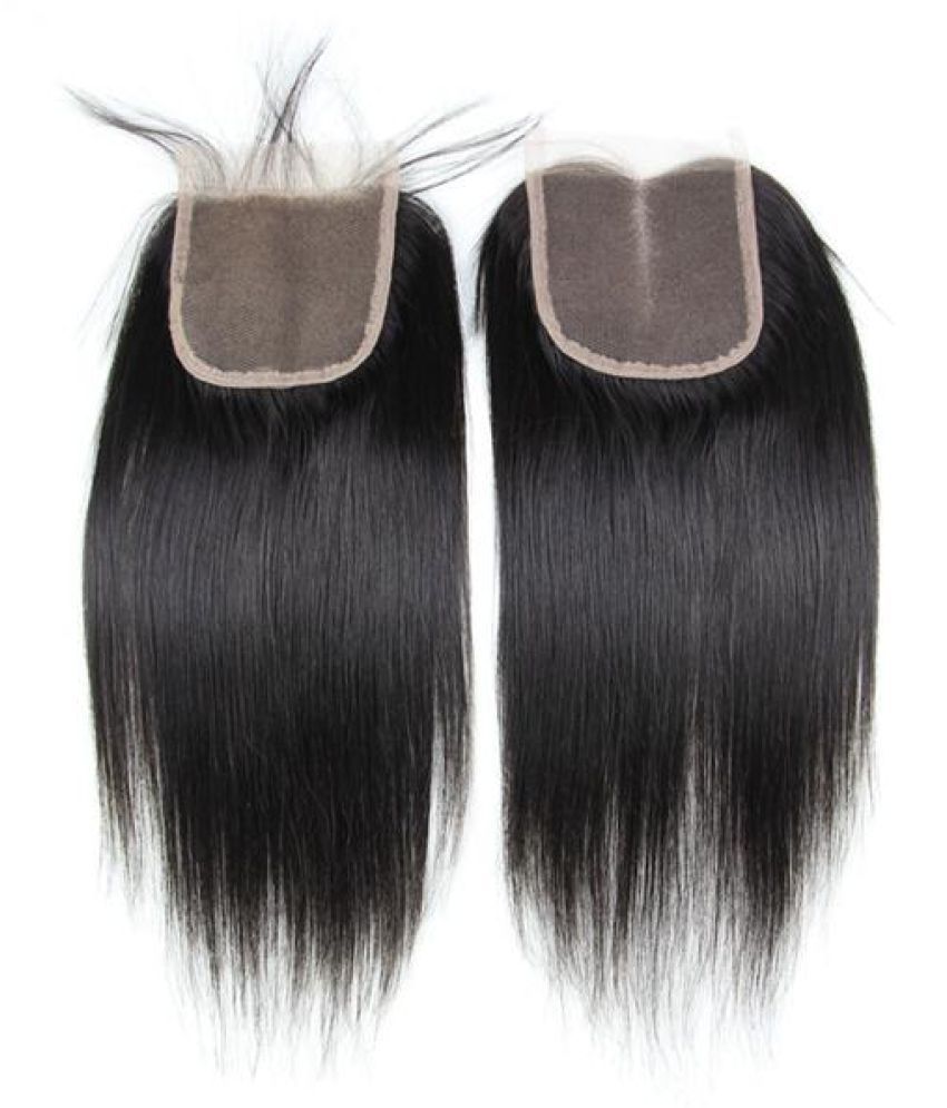 6A Virgin Hair Lace Closure Straight Brazilian Human Hair Closures 4x4 Free  Middle Part: Buy 6A Virgin Hair Lace Closure Straight Brazilian Human Hair  Closures 4x4 Free Middle Part at Best Prices