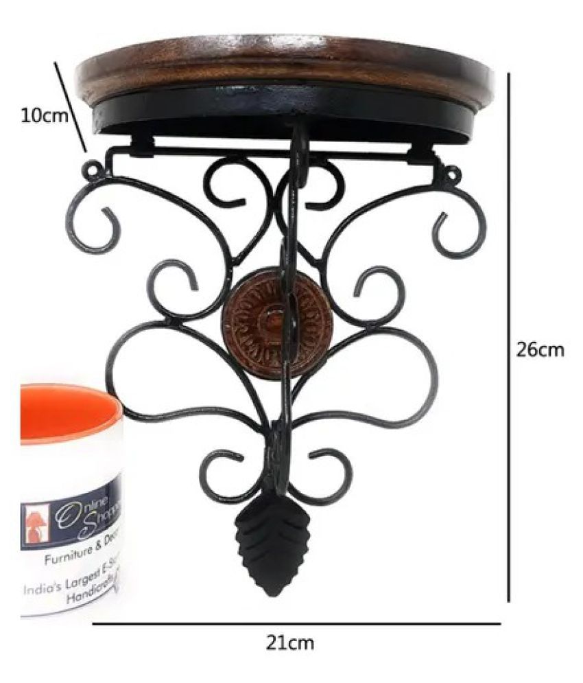 Wooden & Wrought Iron Decorative Floating