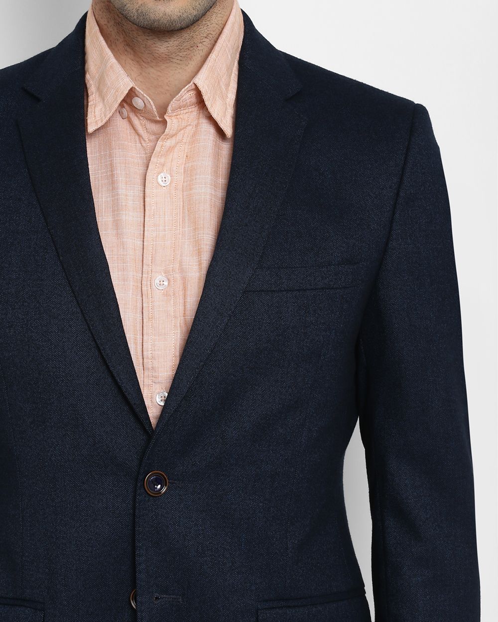 Parx Blue Solid Casual Blazers Buy Parx Blue Solid Casual Blazers Online at Best Prices in