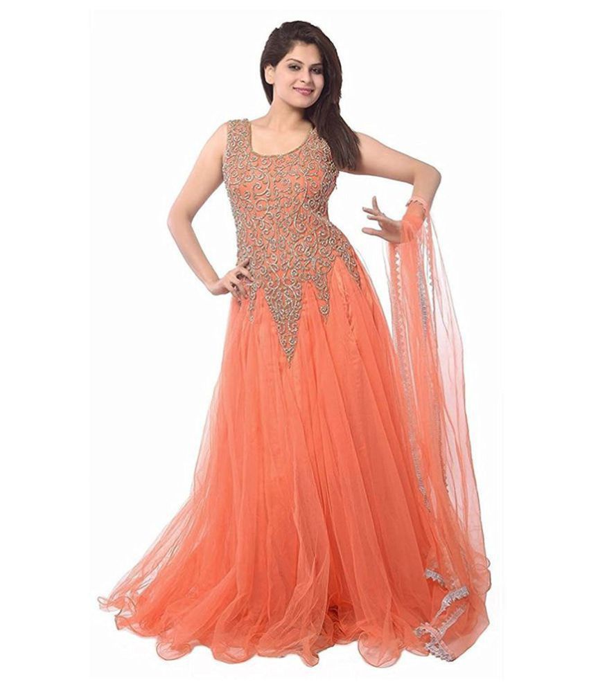 peach gown online india