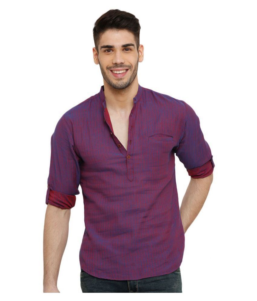 purple kurta shalwar