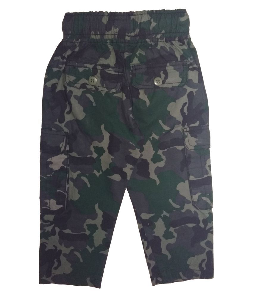 Pull Up Cargo Pant, Dark Green Camouflage, 3-4Y - Buy Pull Up Cargo ...