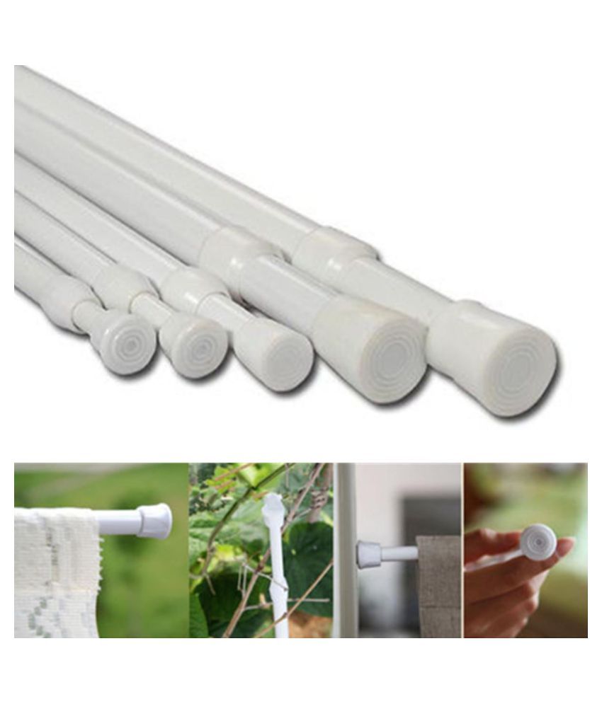 12 20 Extendable Telescopic Shower Curtain Rod For Bath Wardrobe
