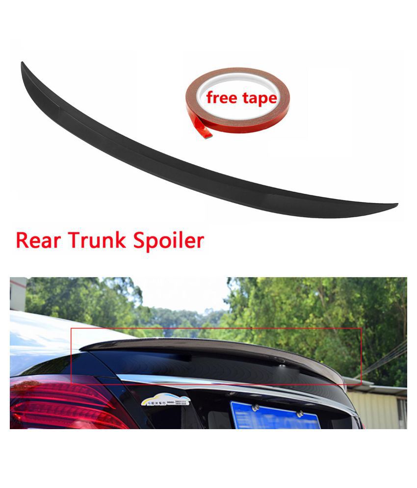 Boot rear spoiler lip unpainted with mounting tape 