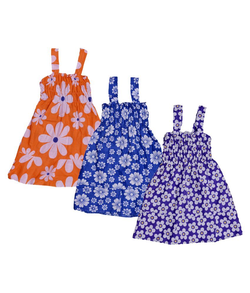 baby printed frock