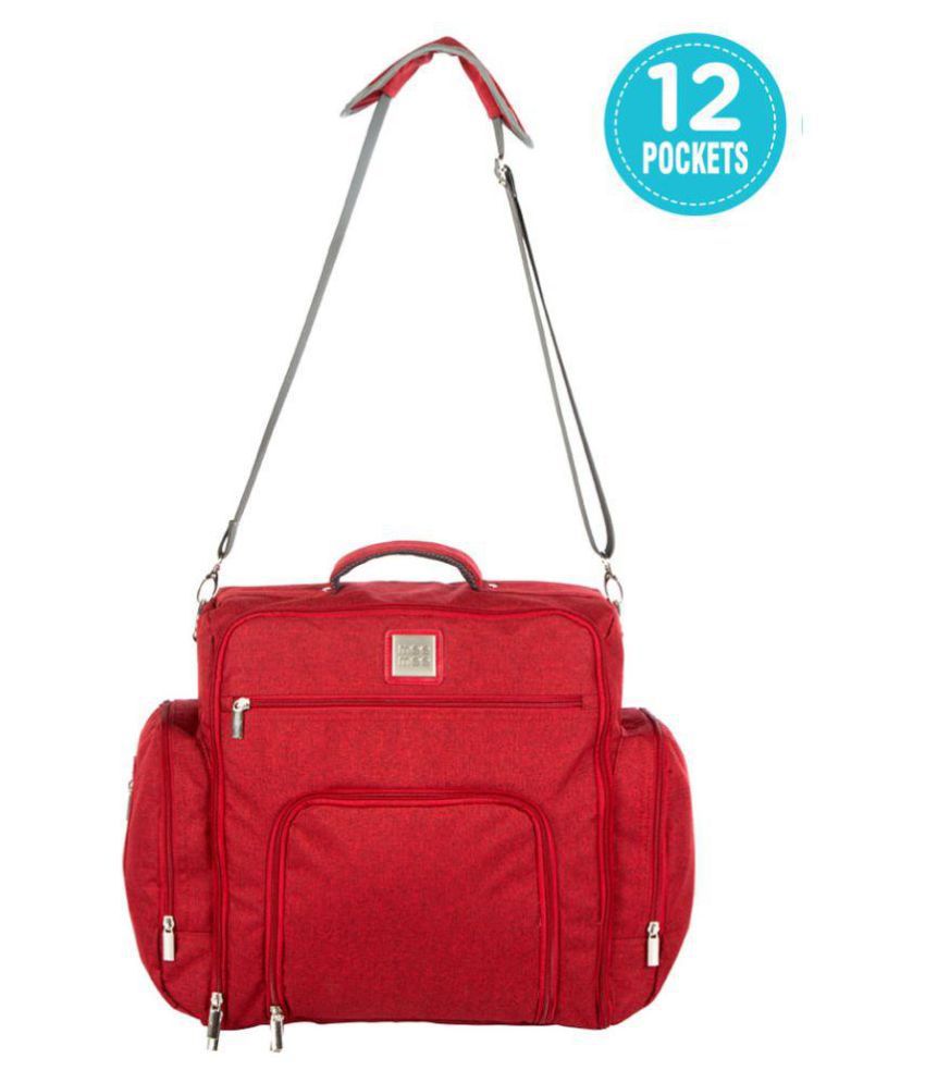     			Mee Mee Red Polyester Diaper Bag ( 40 cm