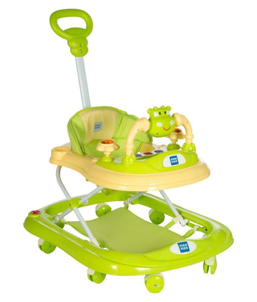 Mee Mee Baby Walker with Adjustable Height and Push Handle