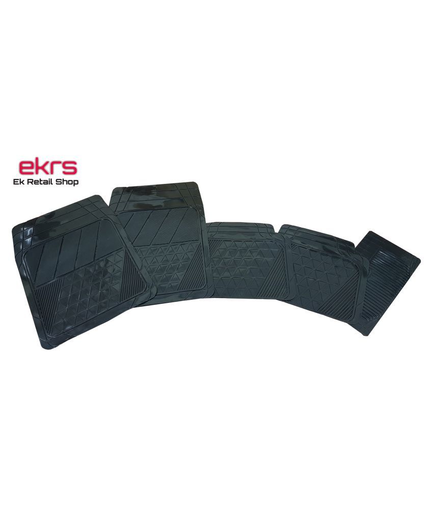 Ek Retail Shop Car Floor Mats (Black) Set of 4 for XUV500 Sportz