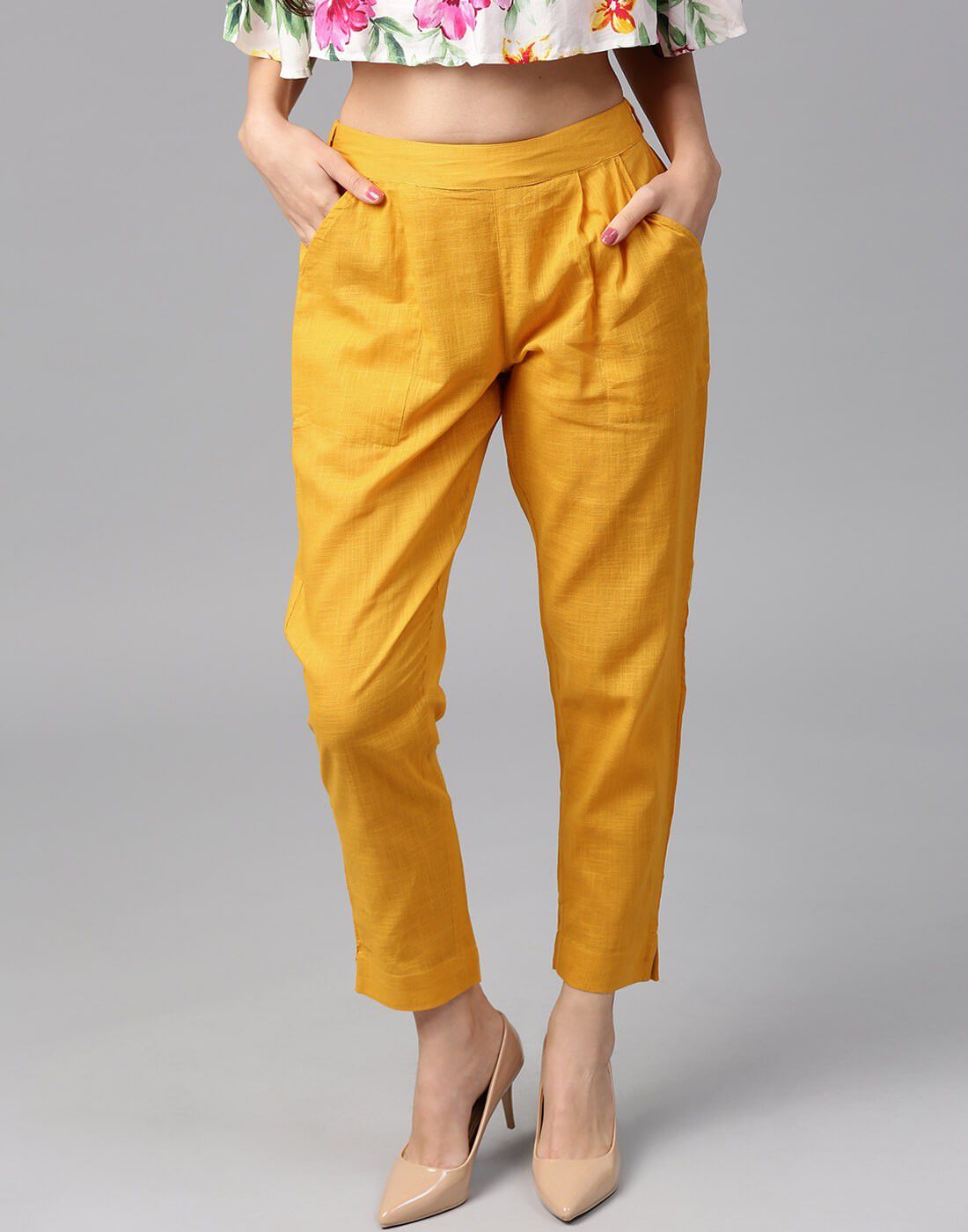 Buy Istyle Can Cotton Casual Pants Online at Best Prices in India
