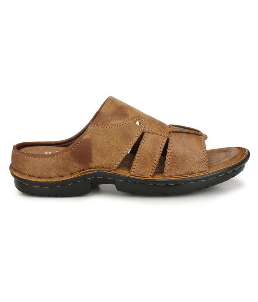 tan slides closed toe