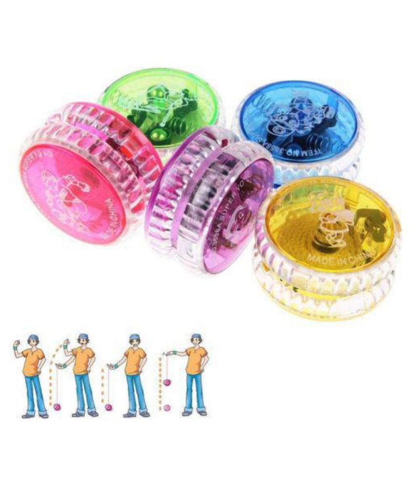 Flashing LED Glow Light Up YOYO Party Colorful YoYo Toys For Kids Boy