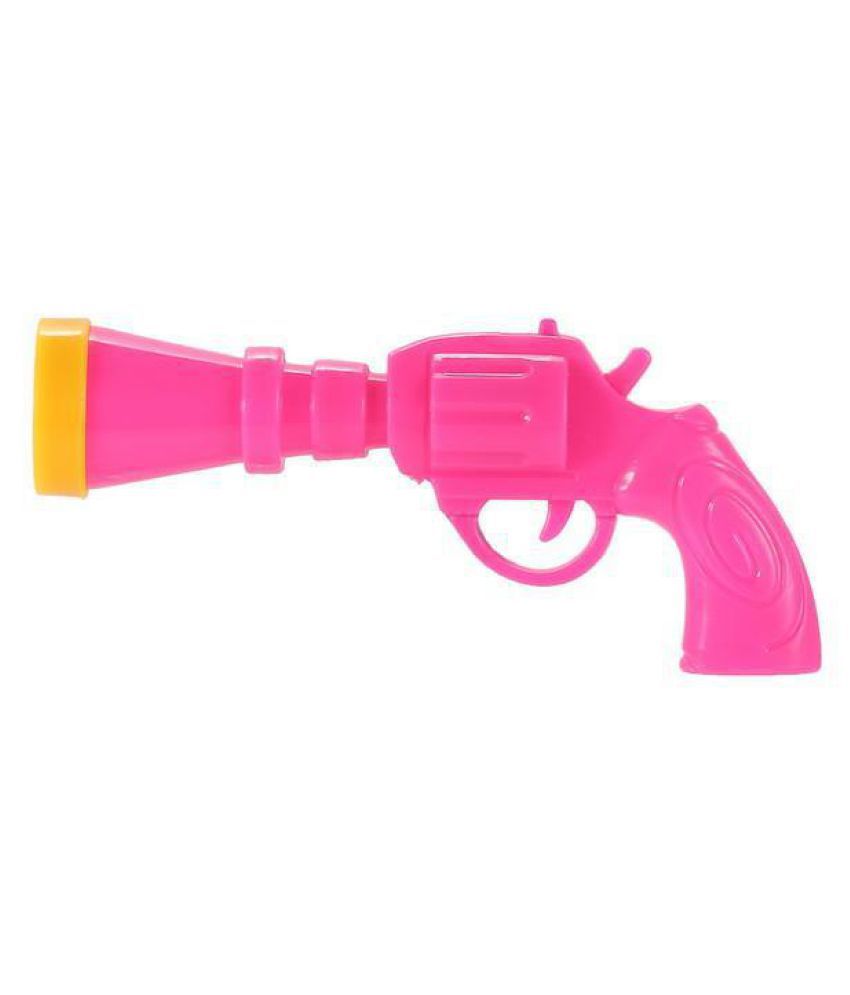 pink plastic toy gun