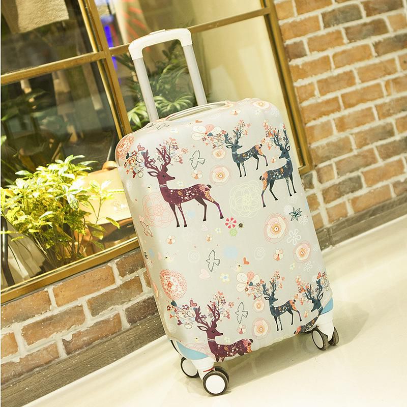 New HN-LB03 Luggage Cover Elasticity Trolley Dustproof Suitcase Bag Travel Suitcase Protector Cover S 1