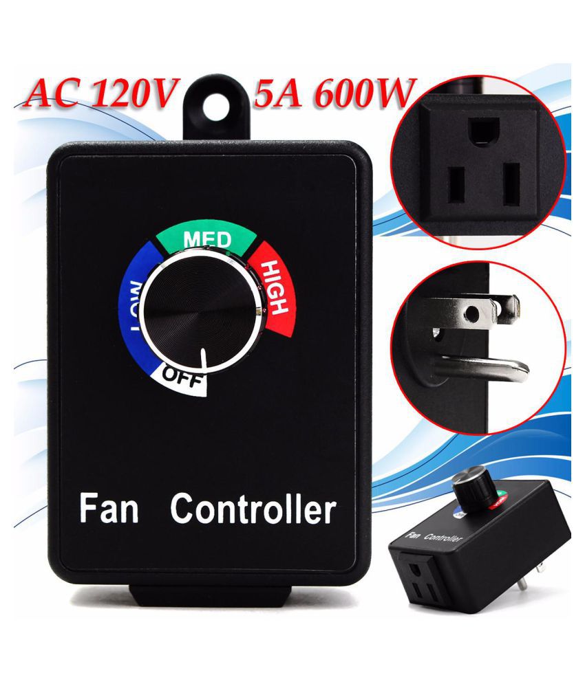 Variable Active Air Duct Fan Speed Controller Hydroponics Inline Exhaust Fans