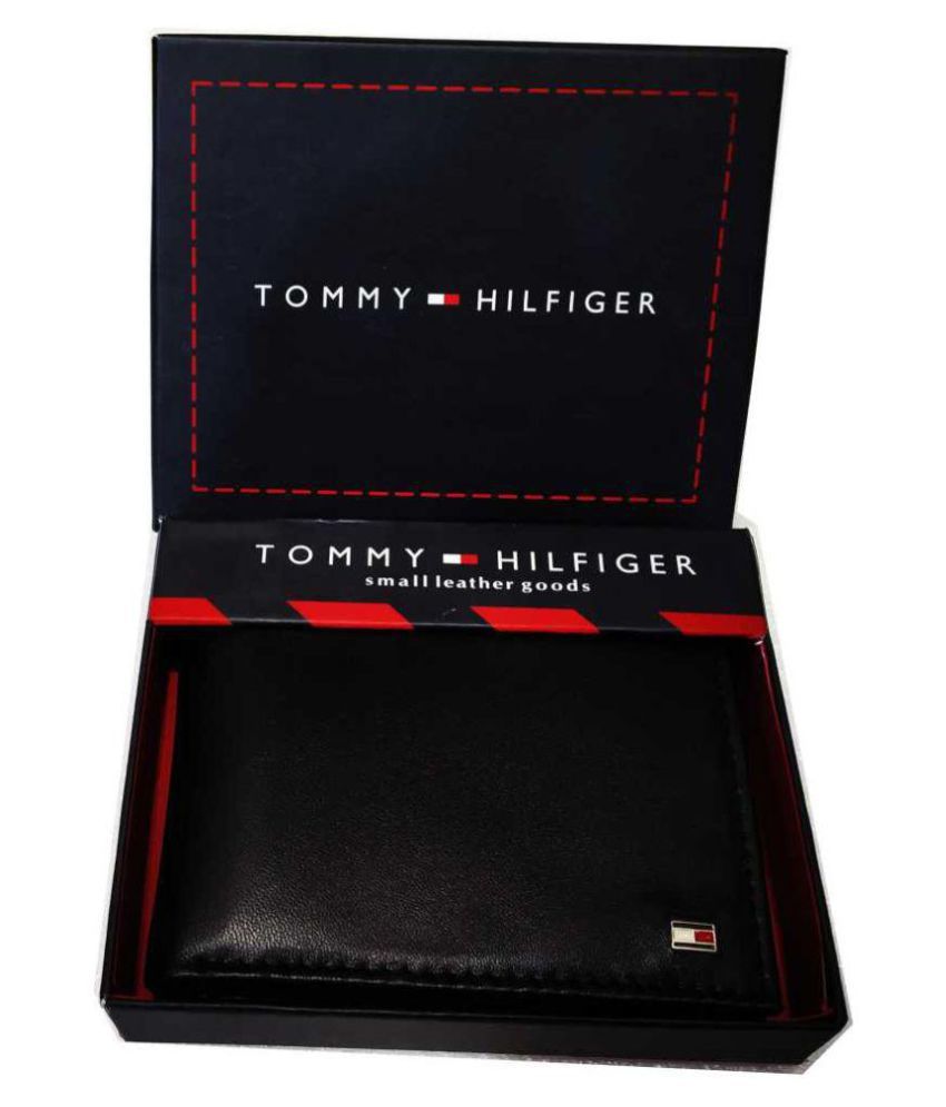 Tommy Hilfiger Leather Leather Black 