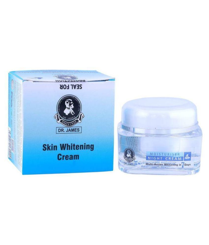 Dr.James Skin Whitening Cream Acne and Pimple Control Night Cream 30 gm ...