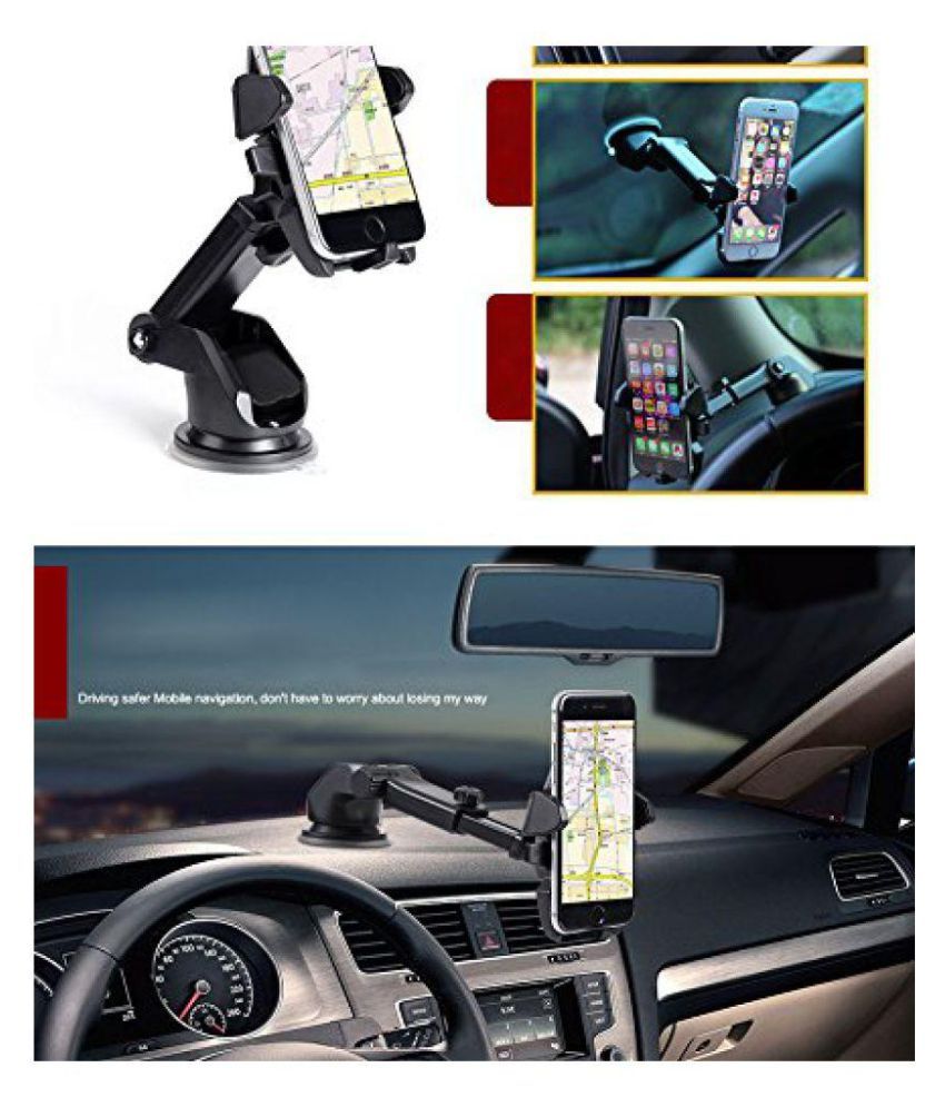 Kolorfish Car Mobile Holder, Universal Anti Skid Dashboard/Window Screen Long Nose Car Mobile
