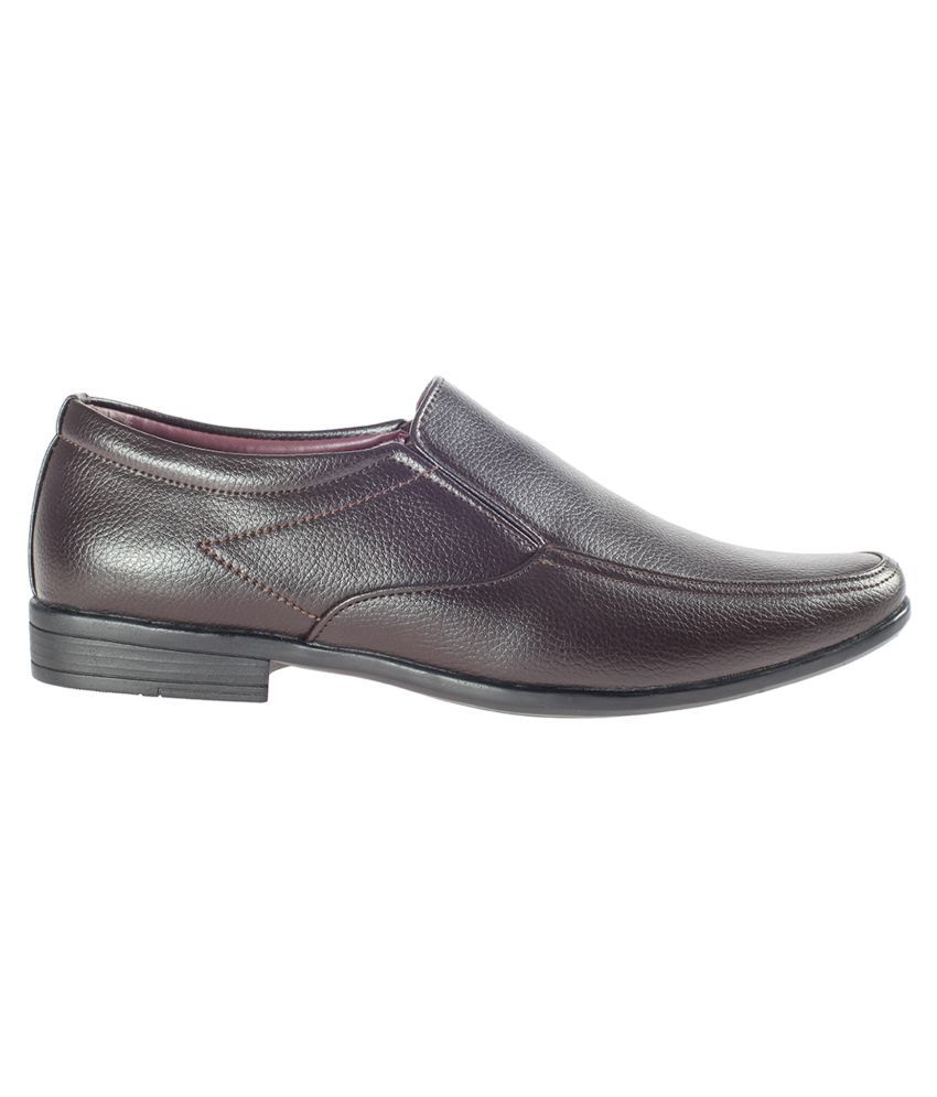 khadim brown formal shoes