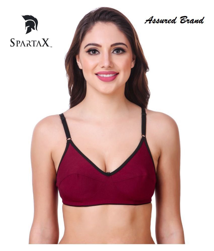 Buy Spartax Cotton Lycra Push Up Bra Multi Color Online At Best Prices In India Snapdeal 9300