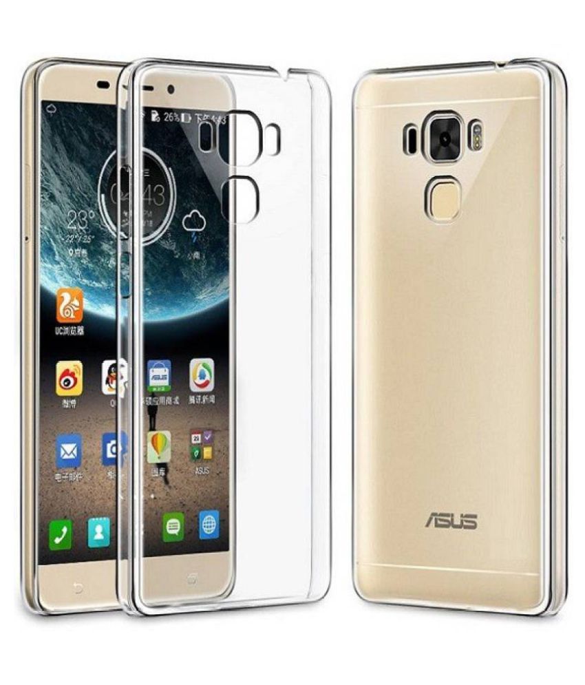 Asus Ze   nfone 3 Max Plain Cases Hopsack - Transparent - Plain Back