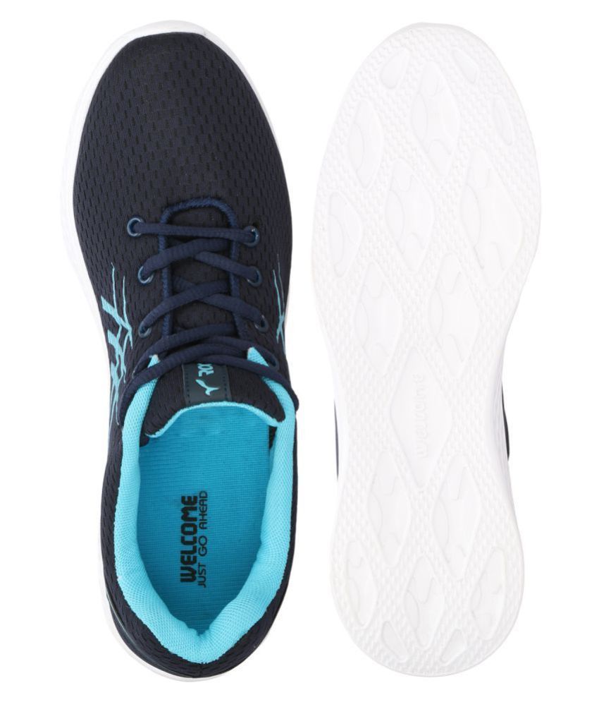navy walking trainers