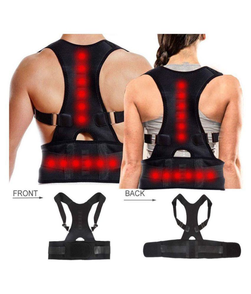 SELVA FRONT Posture Spine Magnetic Lumbar Correction Belt Xtra Large