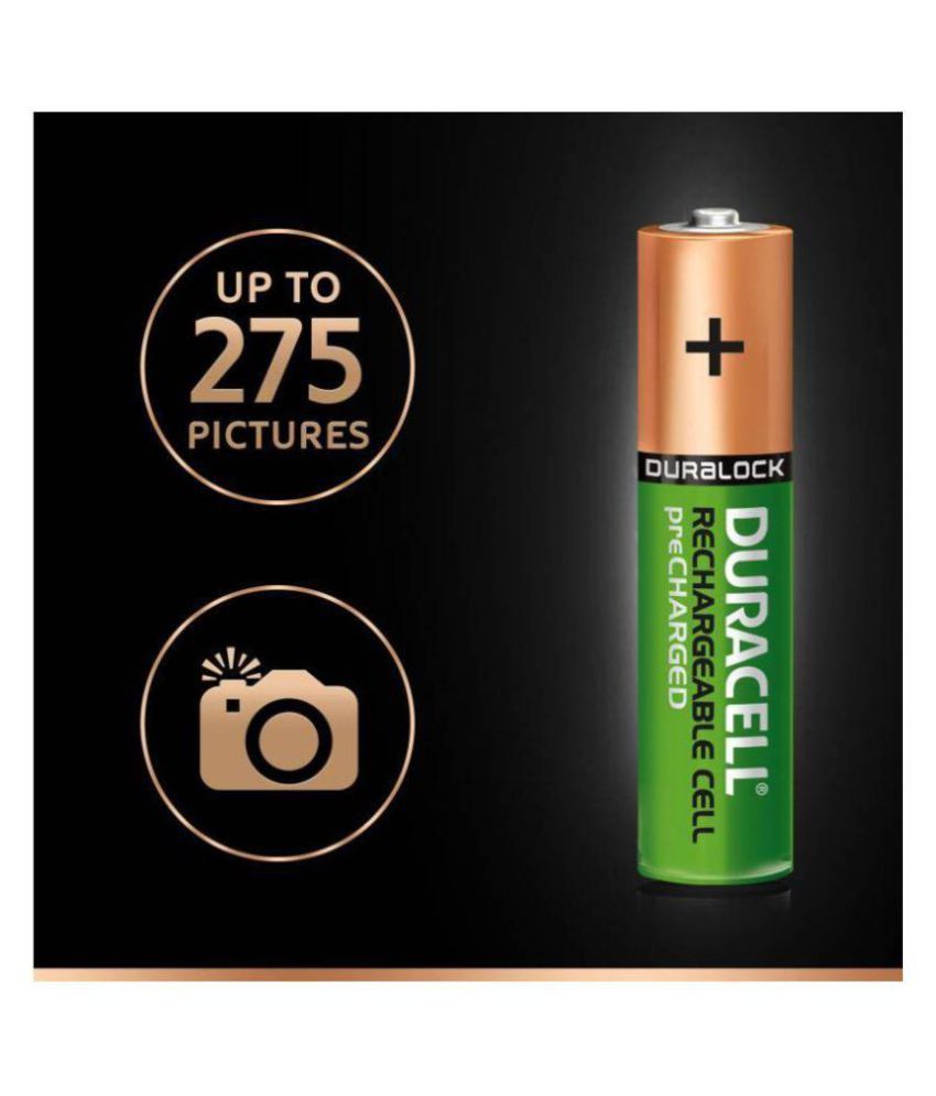Duracell NiMH AAA 900mAh Rechargeable Battery 2 Price in India Buy