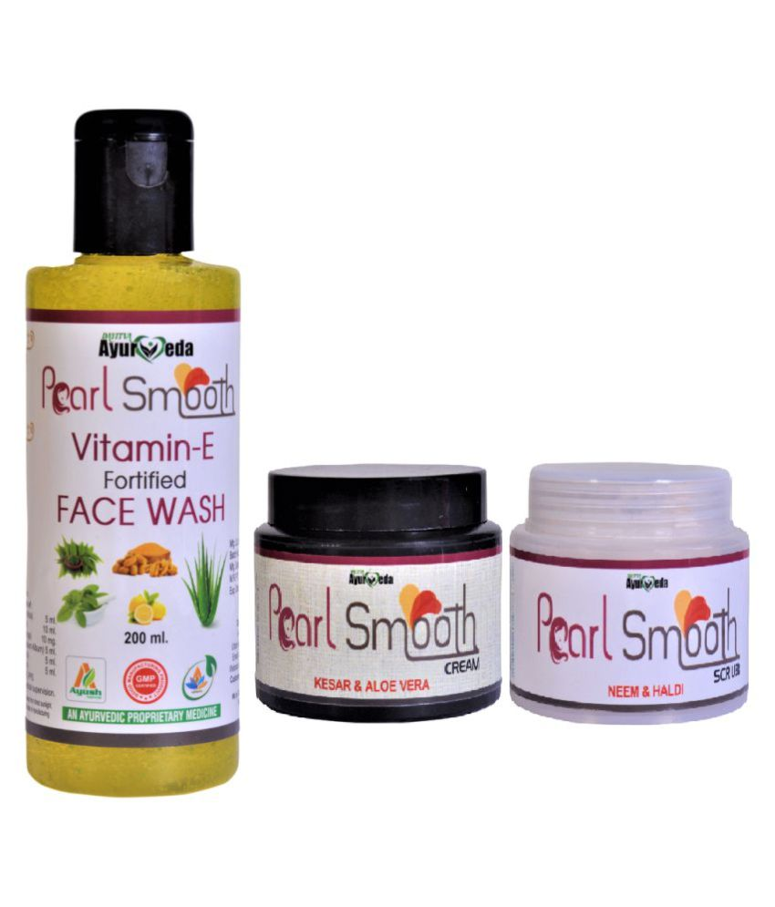 Dayitva Ayurveda Pearl Smooth Kit Facial Kit 500 gm Pack of 3 Buy