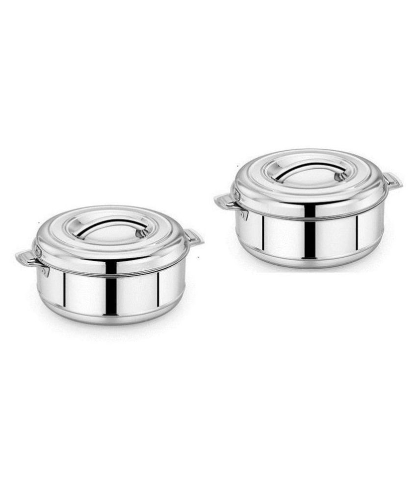 EFL Casserole set STEEL 1000 ML - 2 Pcs: Buy Online at Best Price in