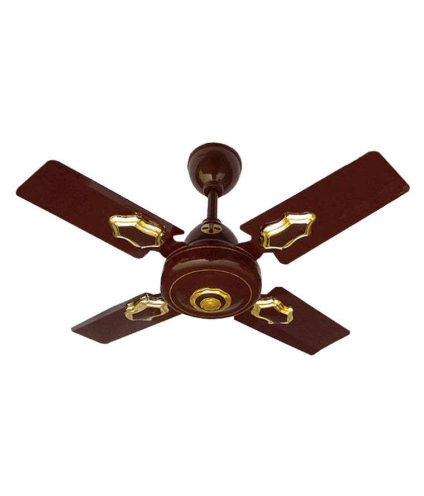 Compare Crompton Brizair 24 0 Mm 4 Blade Ceiling Fan Brown Price