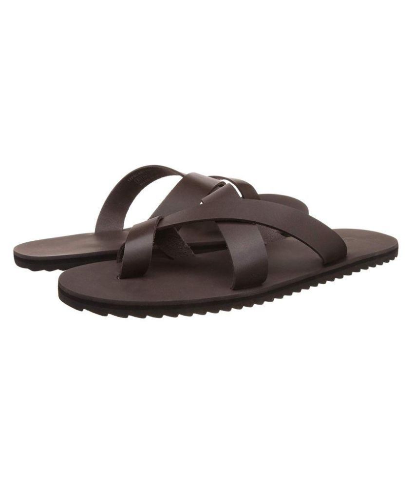 united colors of benetton men's leather sandals and floaters
