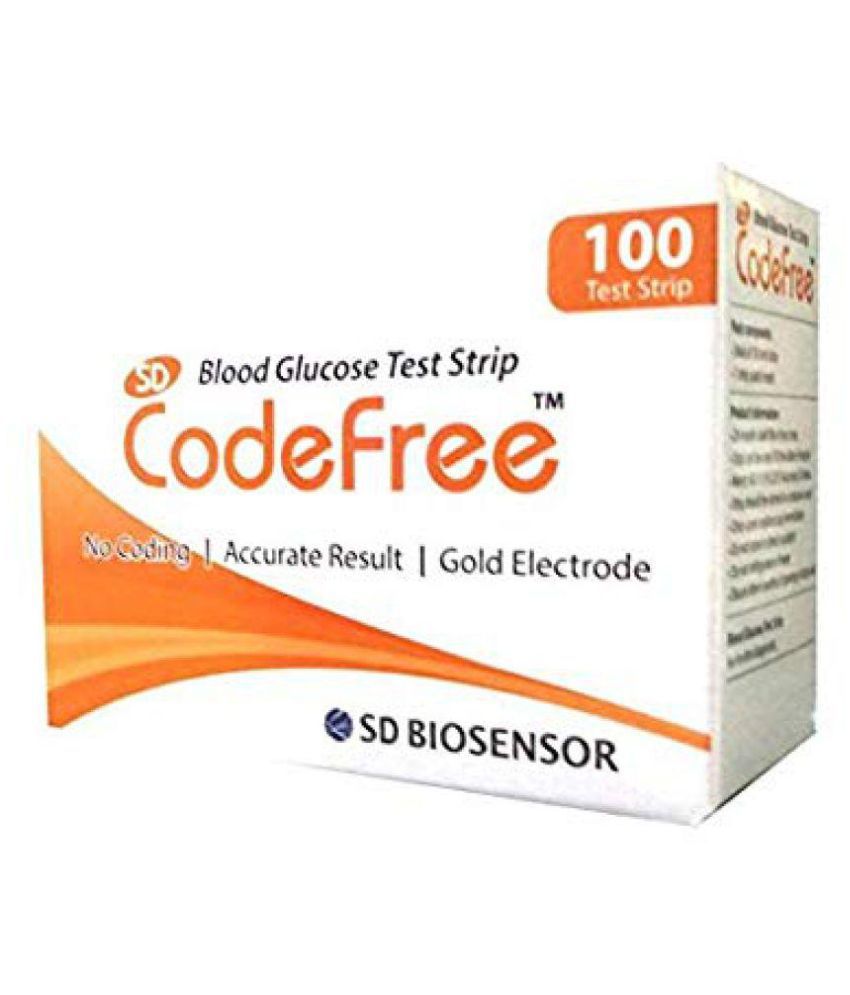     			SD CODEFREE 100 STRIPS CODEFREE