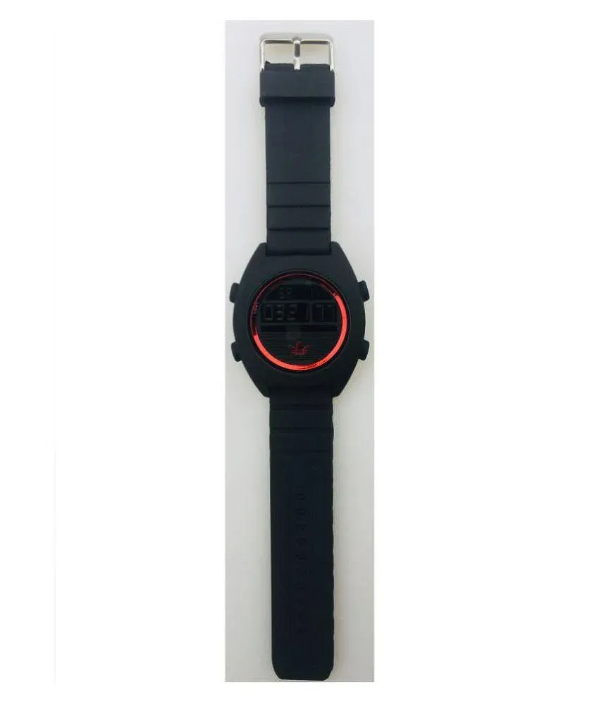 adidas 8018 rubber digital men's watch