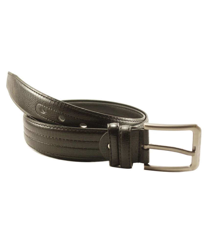 The Rhino Black PU Casual Belt: Buy Online at Low Price in India - Snapdeal