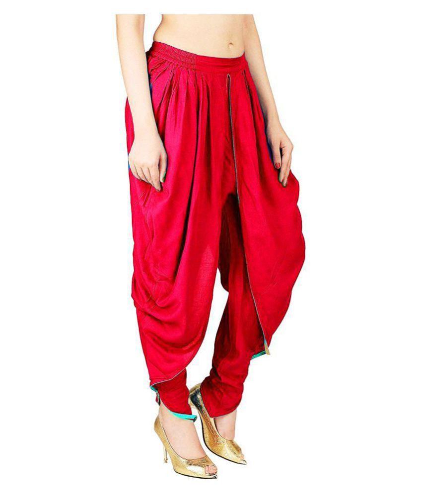 rayon dhoti pants