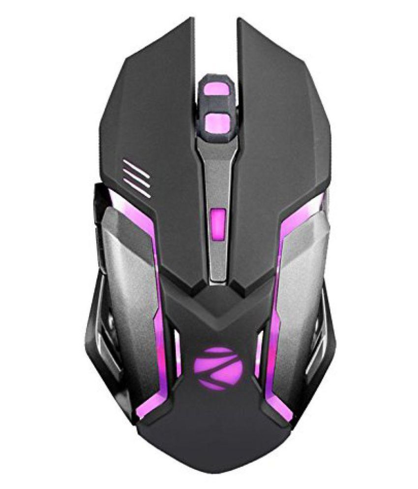 Zebronic mouse TRANSFORMER Black USB Wired Mouse RGB LIGHT - Buy ...