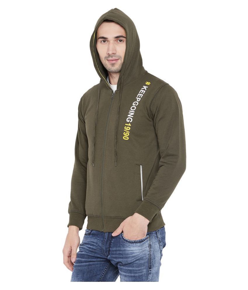 Duke Green Hooded Sweatshirt - Buy Duke Green Hooded Sweatshirt Online ...