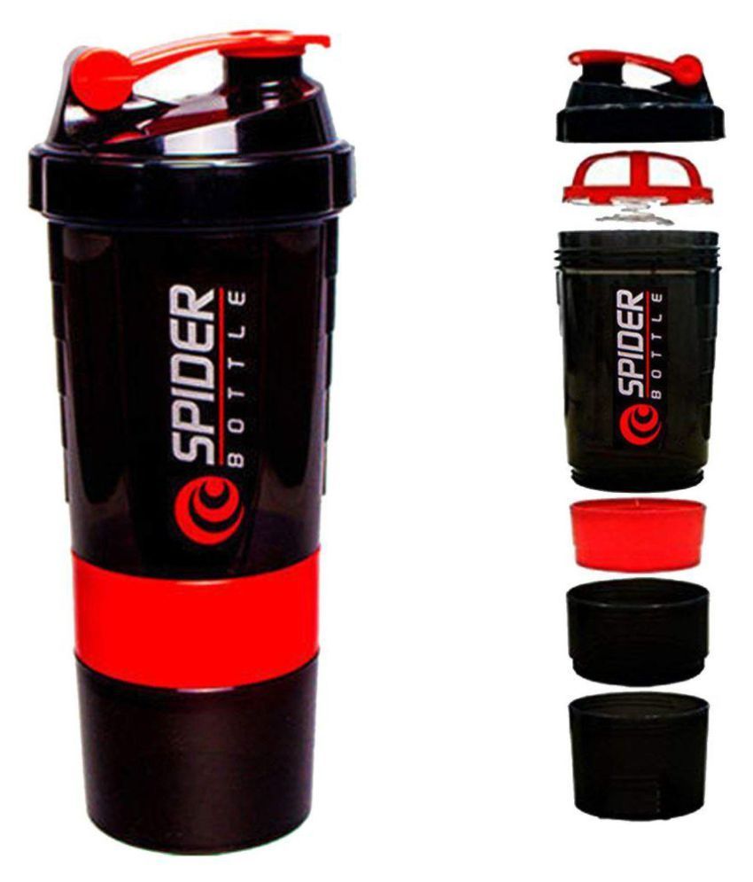 Worthy Shoppee Spider Protein Shaker Bottle And Coffee Maker 500ml