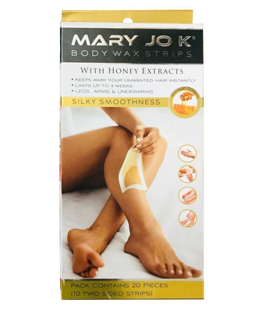 MARY JO K Honey Wax Strips for All Purpose 20 Pcs: Buy ...