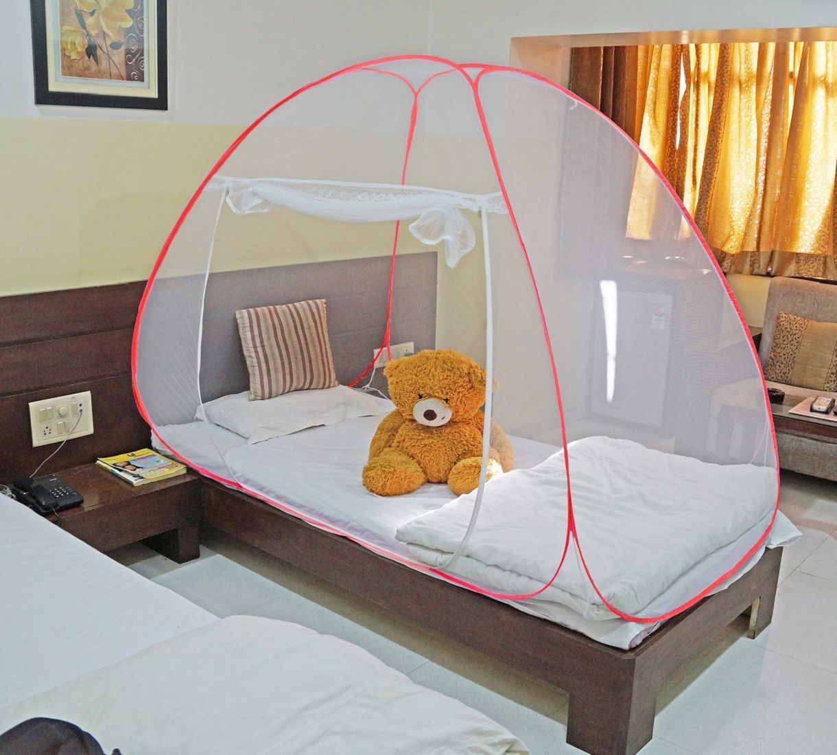 Classic Mosquito Net Single Red Plain Mosquito Net Buy Classic