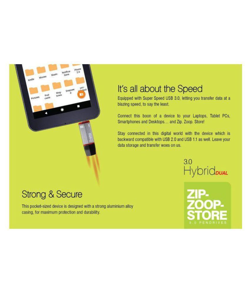 iBall iBall 16GB hybrid dual pendrive 16GB USB 3.0 OTG Pendrive Pack of