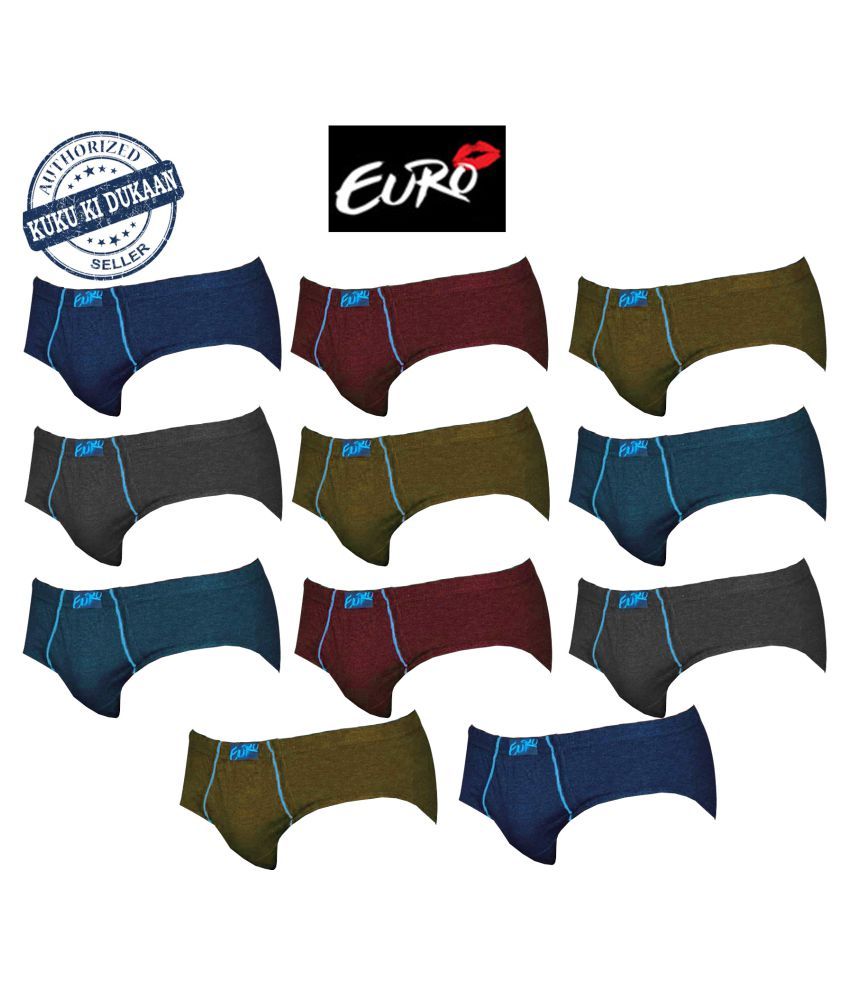 Euro Multi Brief Pack of 11 - Buy Euro Multi Brief Pack of 11 Online at