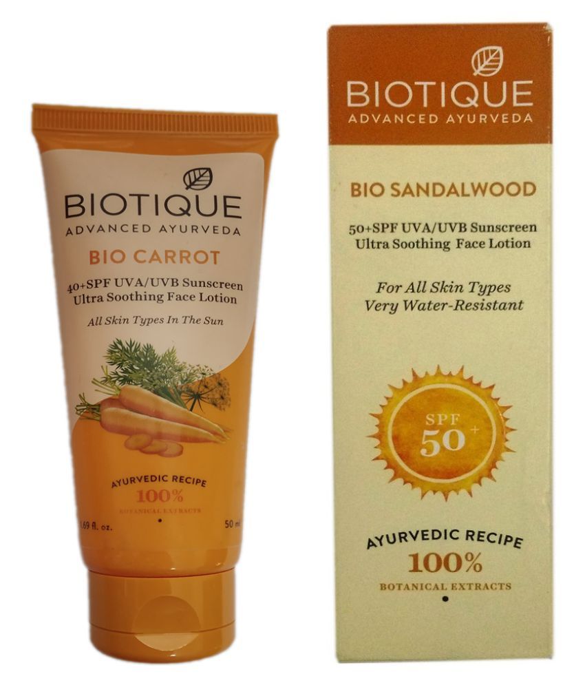 biotique spf 50 sunscreen