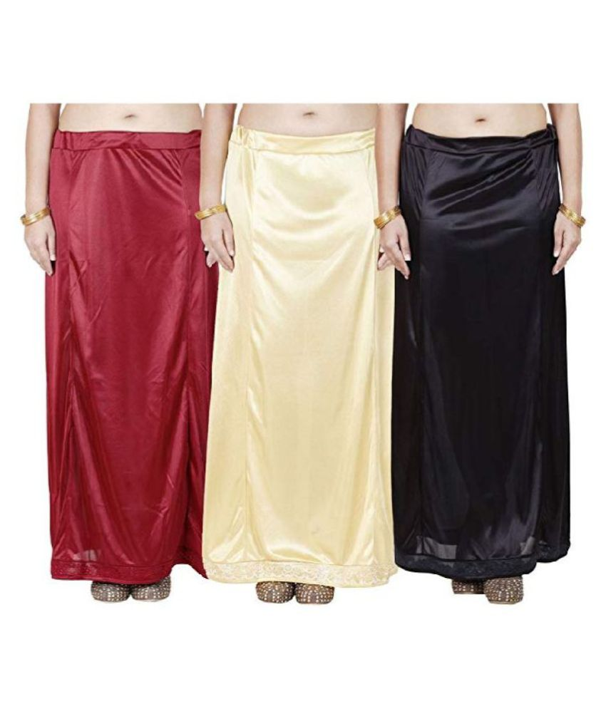DX POINT Multicoloured Satin Petticoat Price in India Buy DX POINT Multicoloured Satin